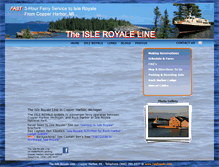 Tablet Screenshot of isleroyale.com